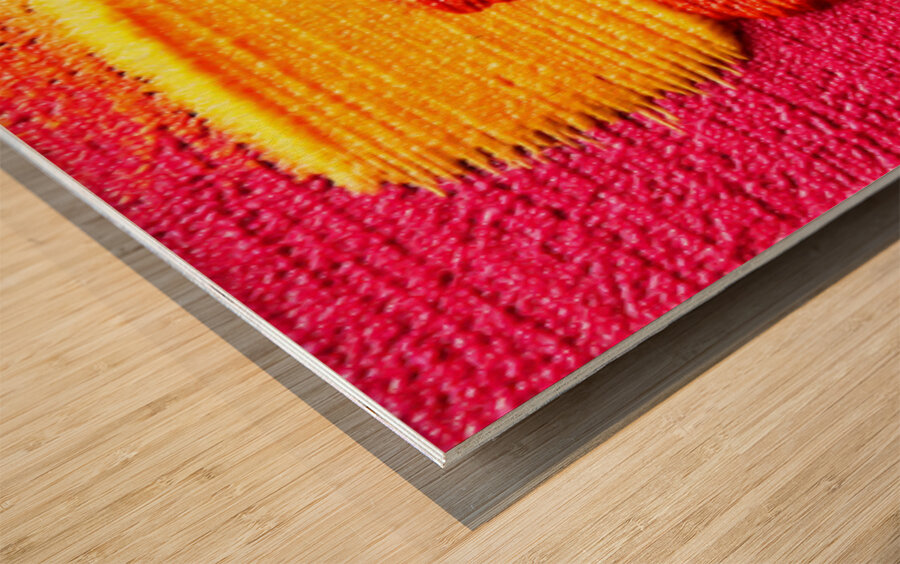 XXL Brushstrokes – Bold Abstract Print Wood print