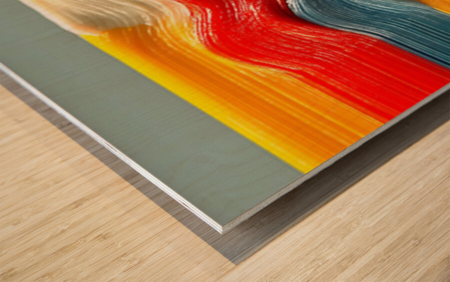 Mercury Stream – Colorband Motion Print Wood print