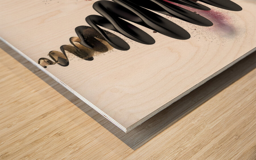 Zen Stack – Minimal Balance Stones Abstract Print Wood print