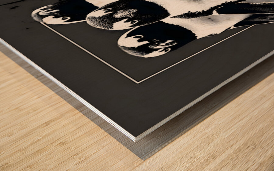 March of the Frost – Penguin Formation Print Impression sur bois