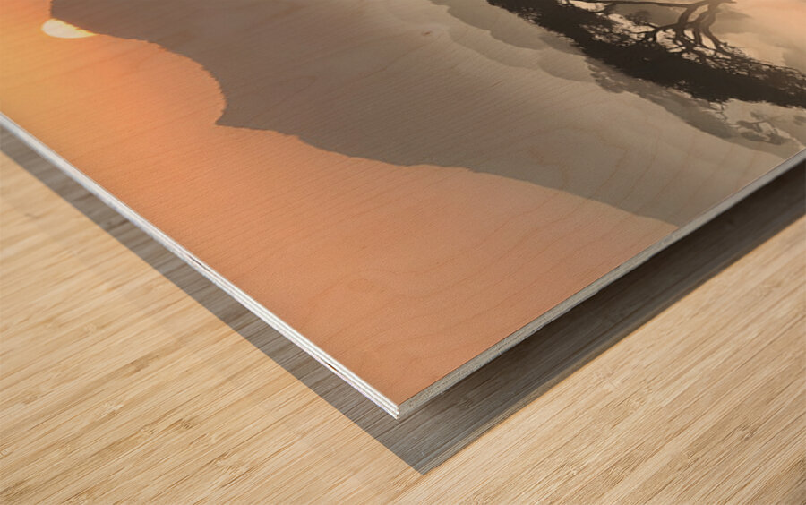 Whispering Plains – Saola Print Wood print