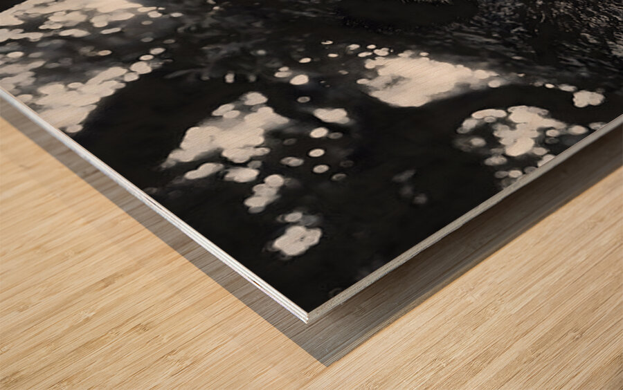 Peek-A-Boo – Panda Portrait Print Wood print