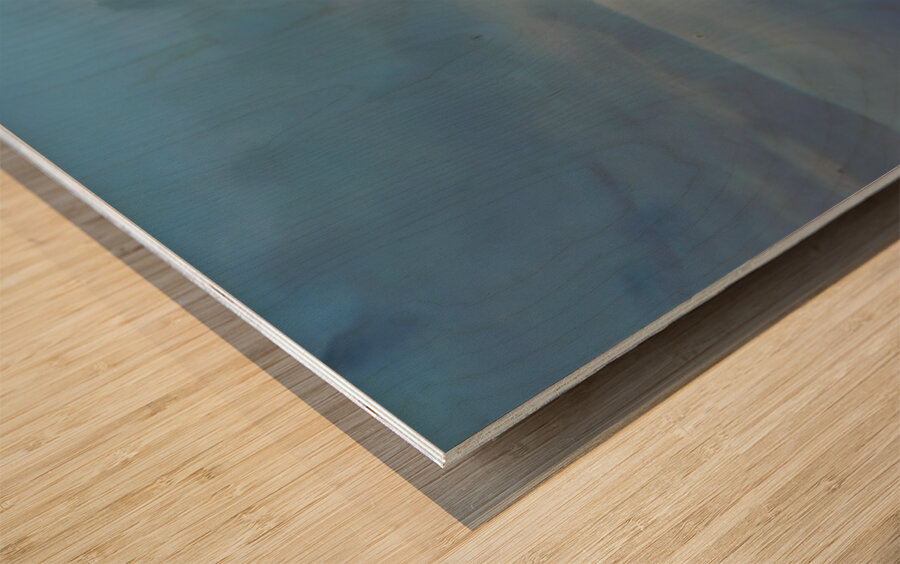 Quiet Cast – Mountain River Fishing Print Impression sur bois