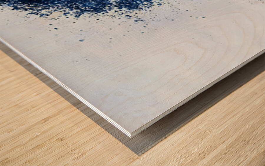 Dual Seasons – Abstract Tree Print Wood print