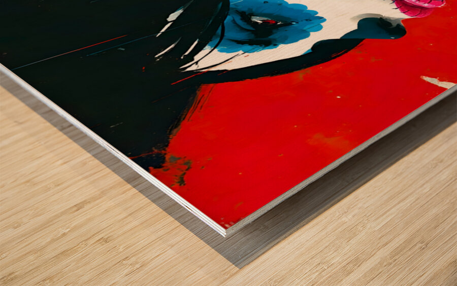 Perfil Del Alma – Soul in Profile print Wood print