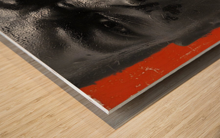 Pearly White – Oral Hygiene Portrait Print Wood print