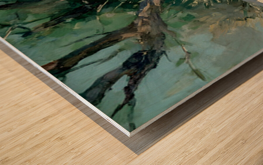 Desert Companions – Mare and Foal Western Print Wood print