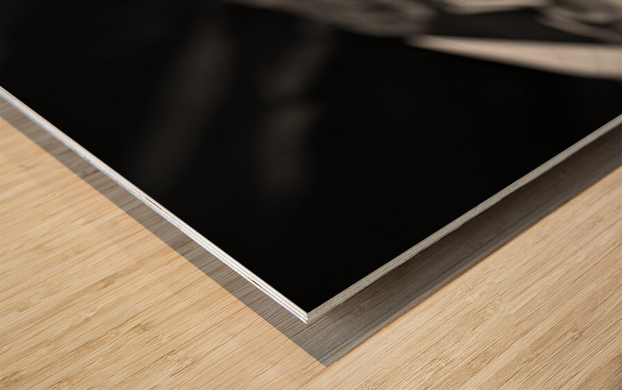 Resilient Heart – Yellow Flower Among Stones Print Impression sur bois