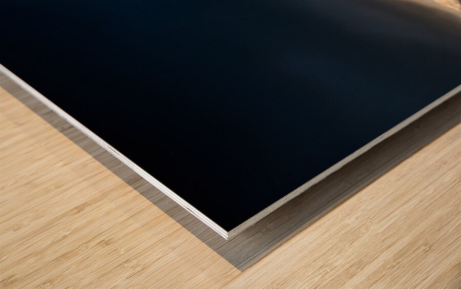 Aqua Requiem – Panoramic Ocean Wave Print Wood print