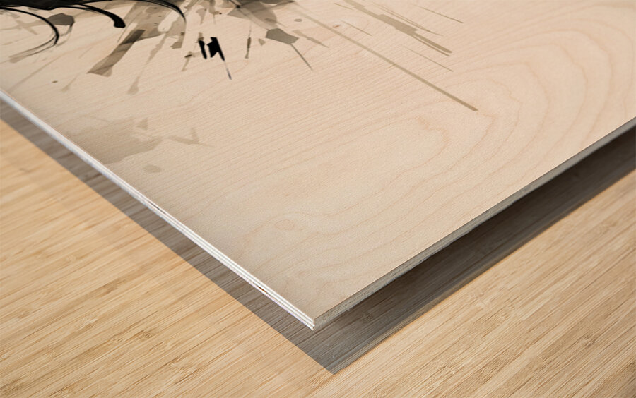 Assassin –  Womens Portrait Art Print Impression sur bois