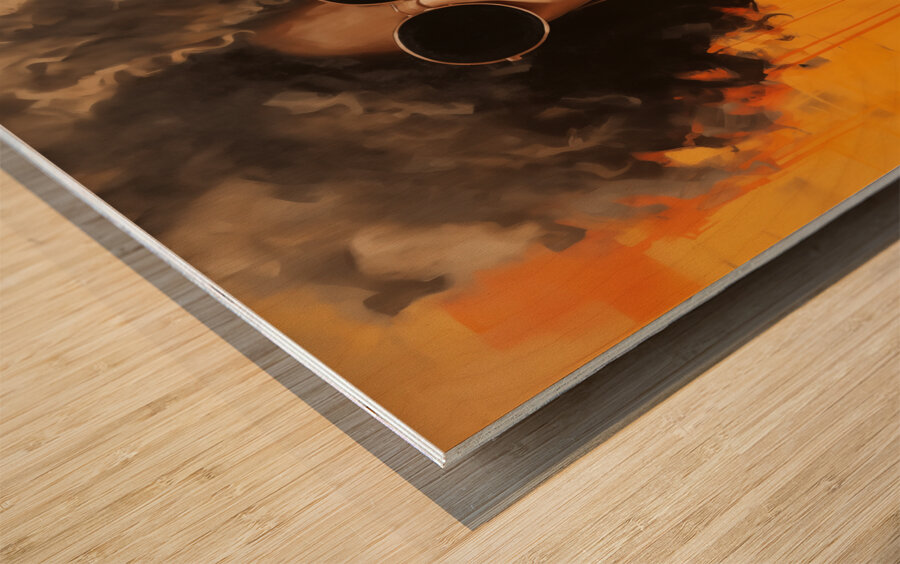 Vibe - Retro Pop Portrait Art Prints Wood print