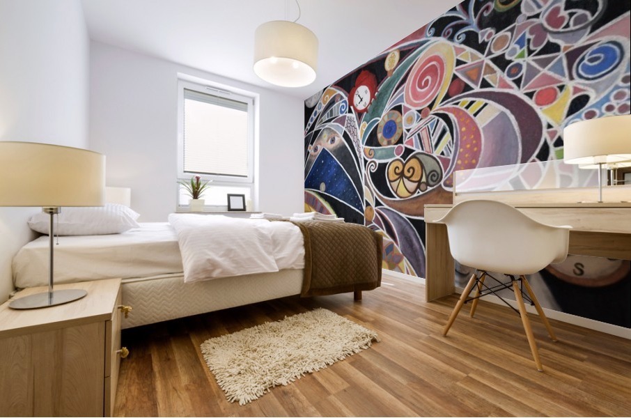 LOurs noir Mural print