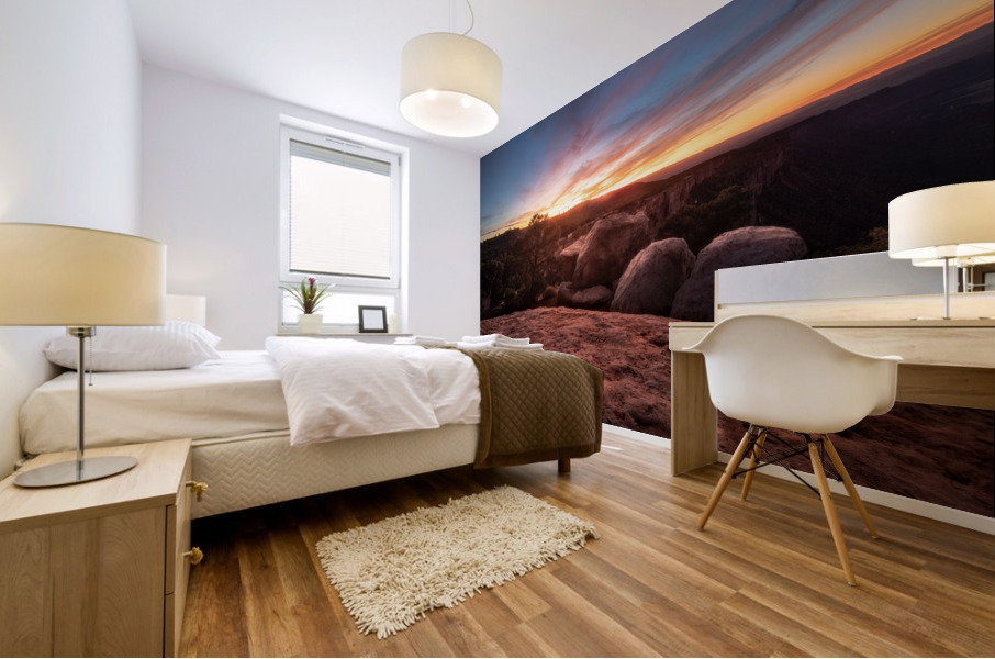 Magic Sunset Mural print