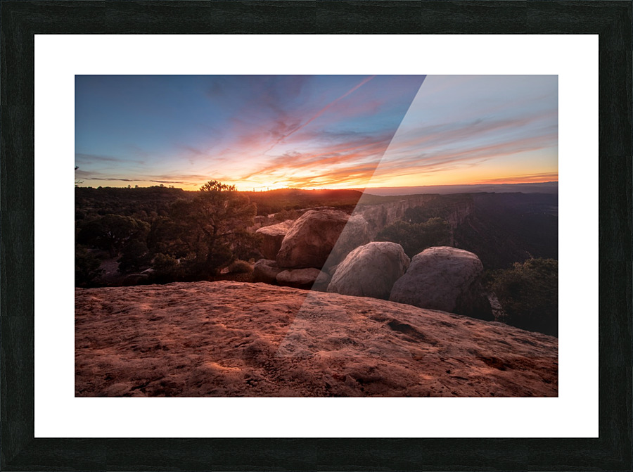 Magic Sunset Picture Frame print