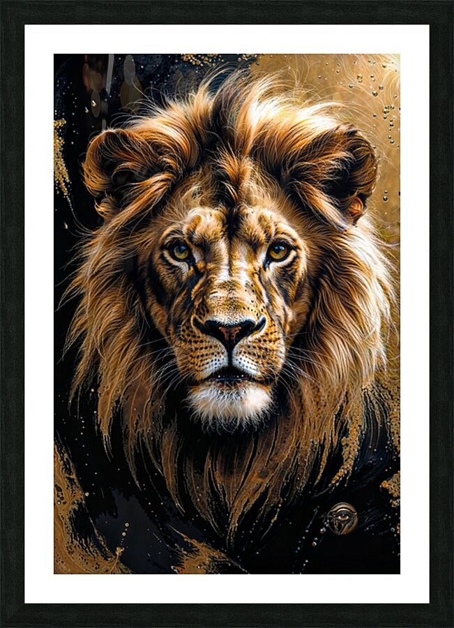 AfricanLion Picture Frame Printing