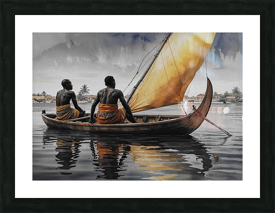 AfricanBoat Picture Frame Printing