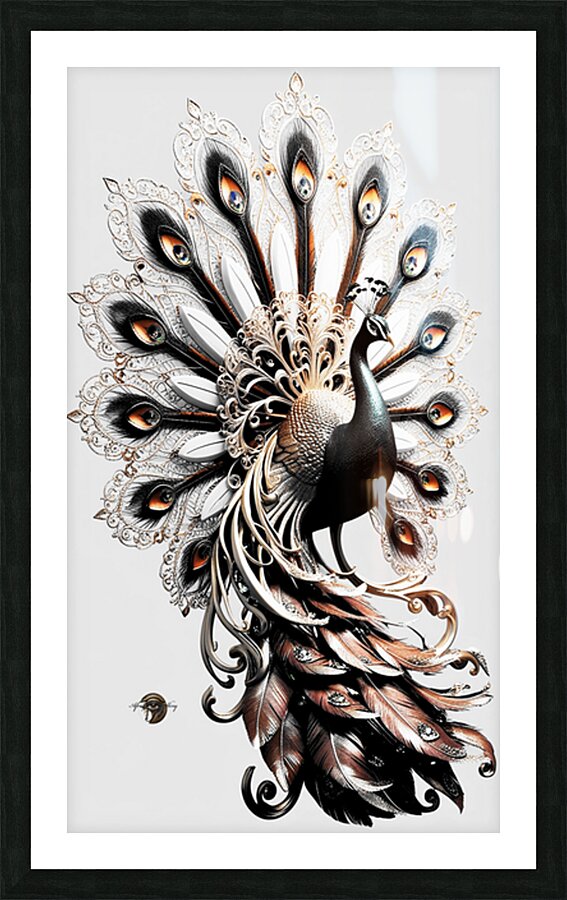 BrownPeacock Picture Frame Printing
