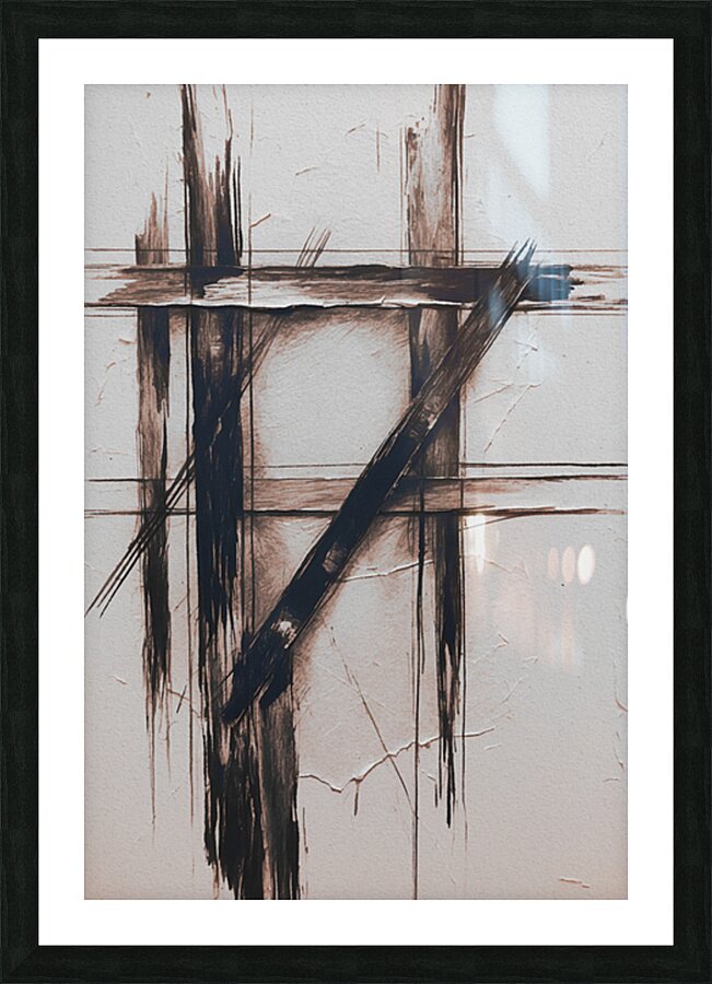BlackChecker Picture Frame Printing
