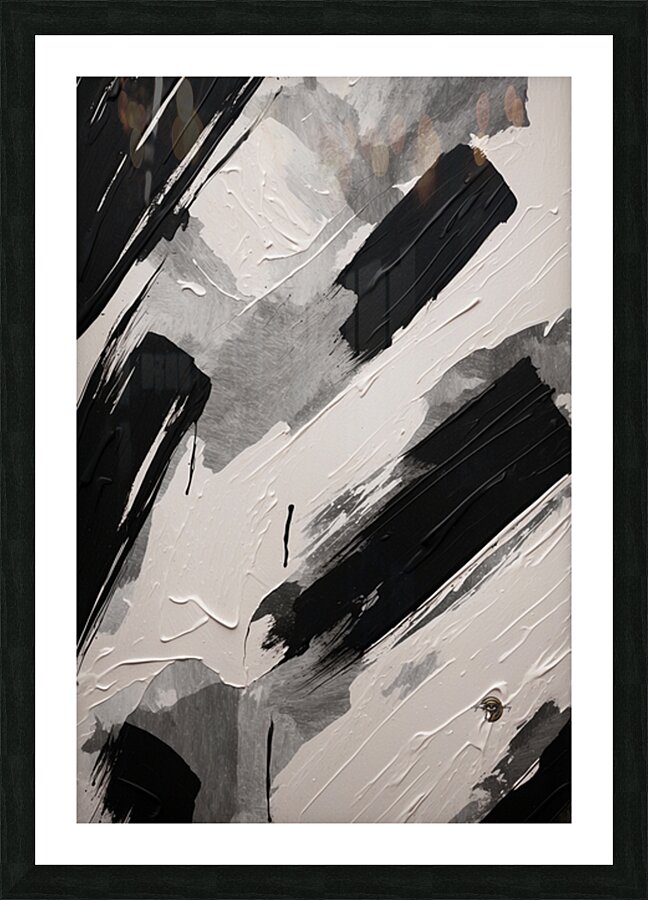 BlackandWhitePaint Picture Frame Printing