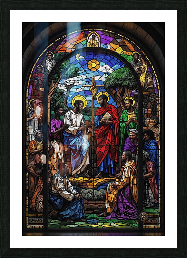 StainGlassBible Picture Frame Printing