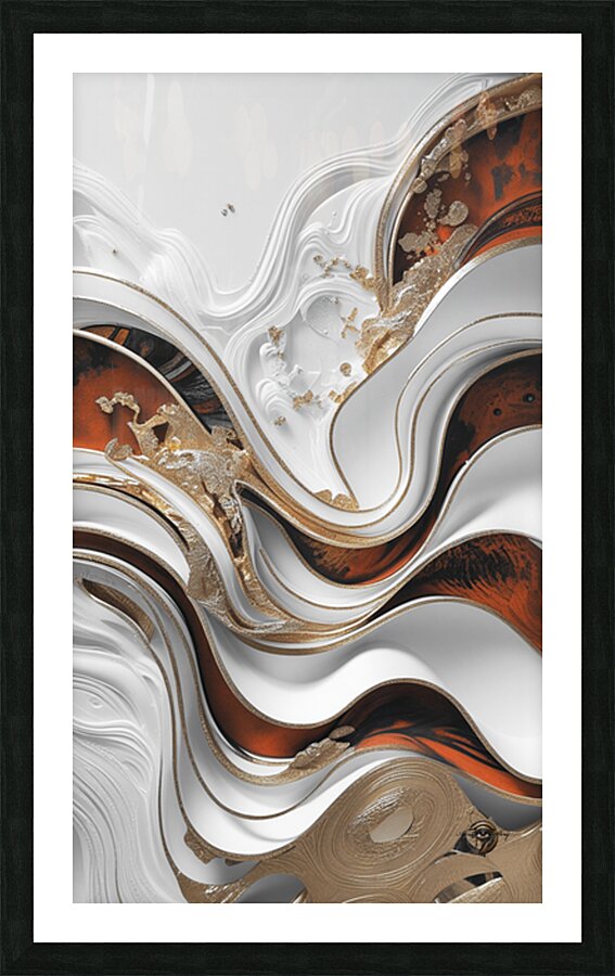 AbstractWaves Picture Frame Printing