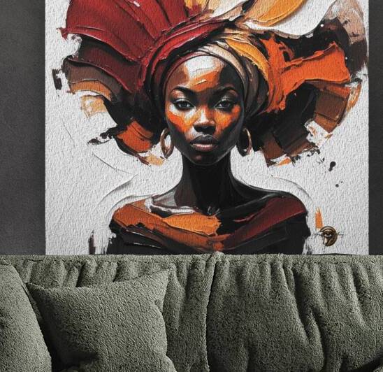 AfroPaintBrush by Afro Glyph Gallery