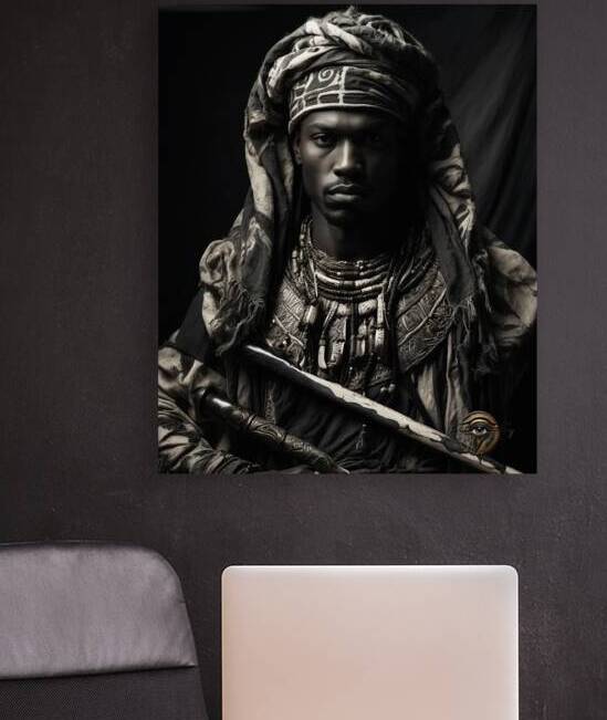 BlackandWhitePrince by Afro Glyph Gallery