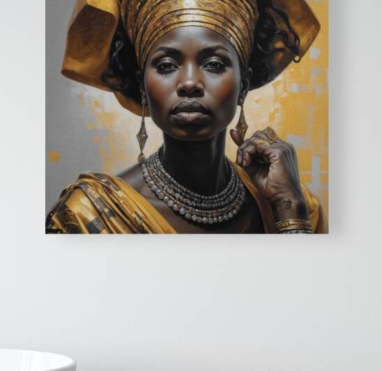 QueenGoldGarb by Afro Glyph Gallery