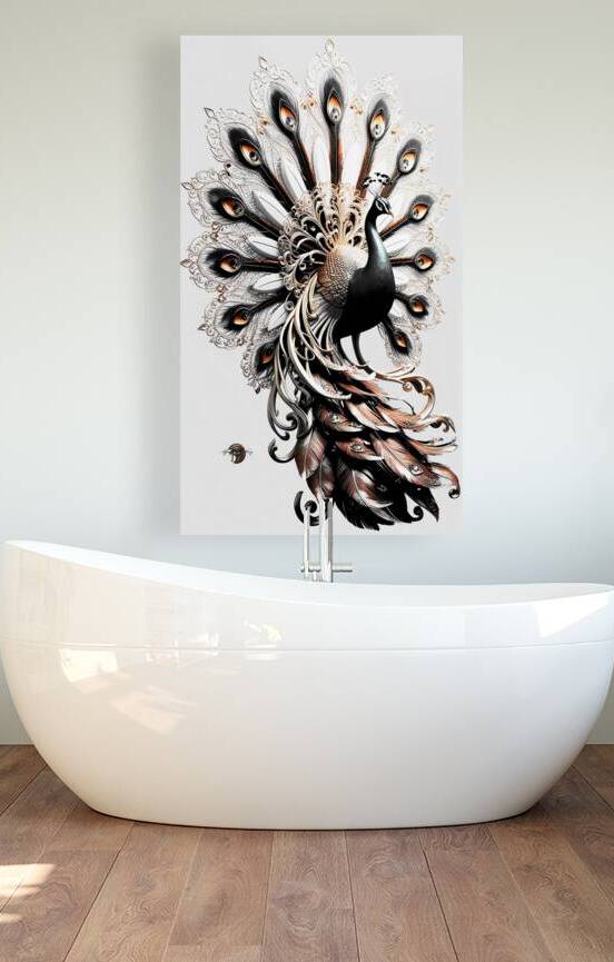 BrownPeacock by Afro Glyph Gallery