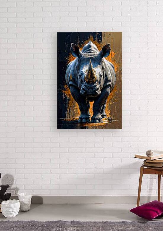 AfricanRhino by Afro Glyph Gallery