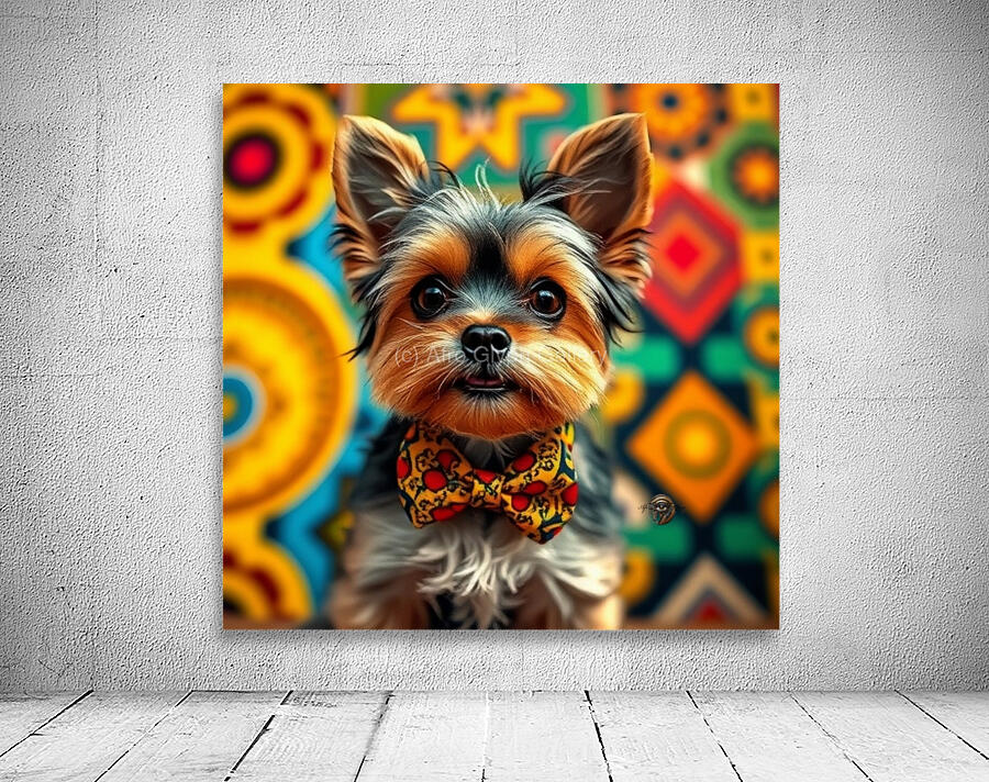 YellowAfroYorkie Wall Preview