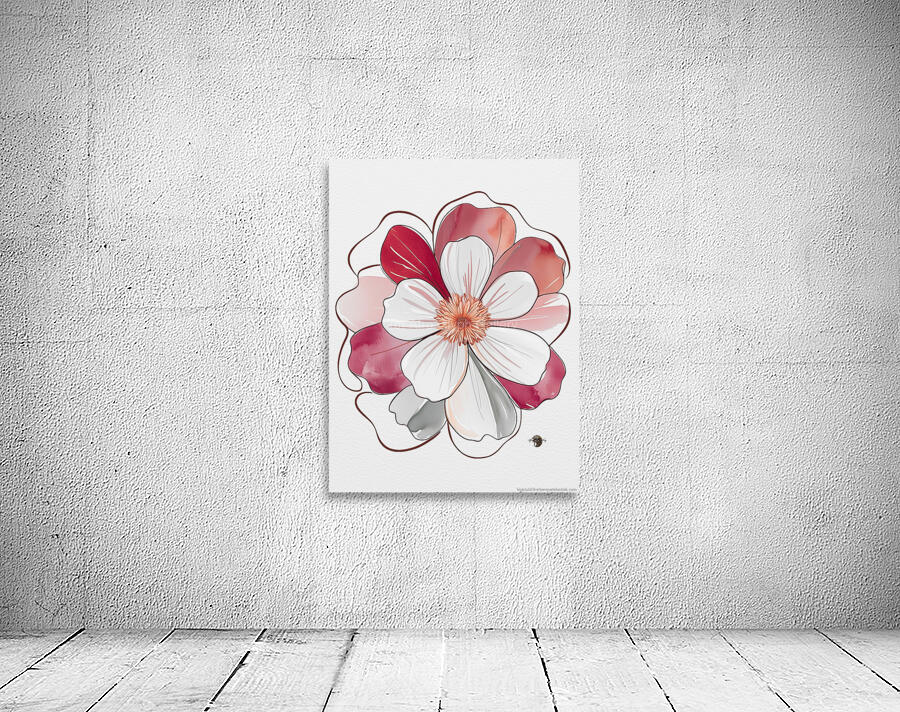 1PinkFlower Wall Preview