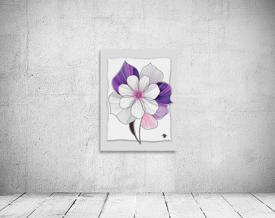 1PurpleFlower Wall Preview