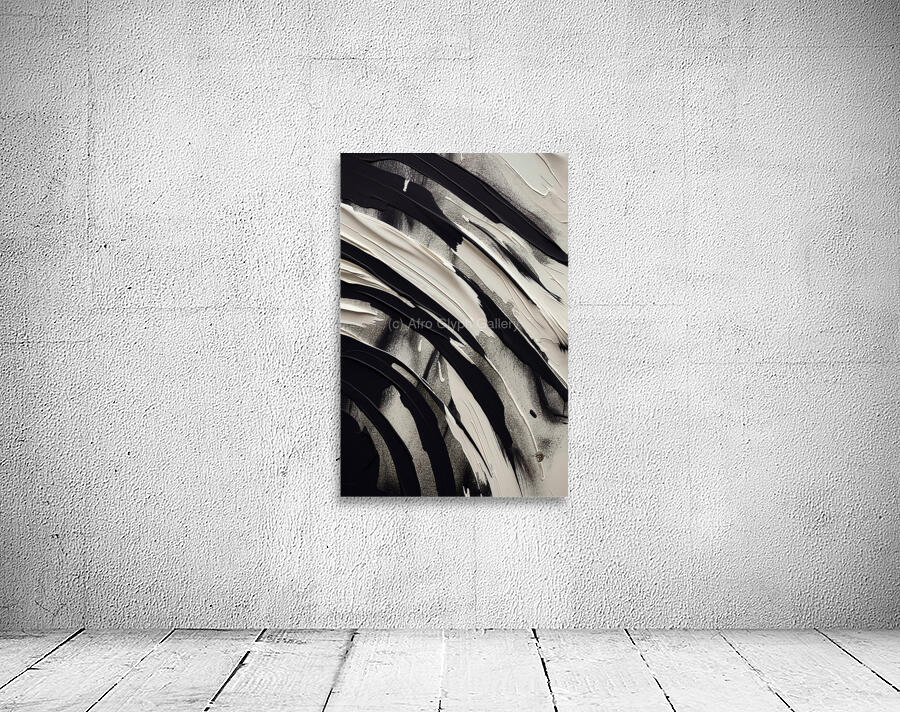 BlackandWhiteBrush Wall Preview