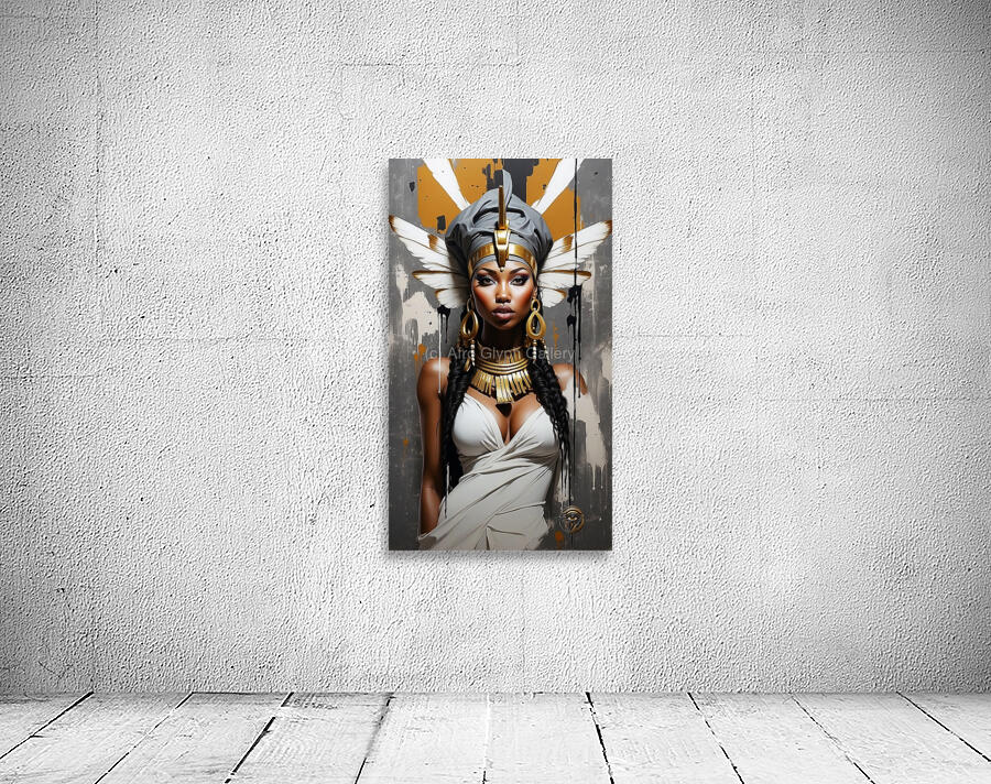 AbstractAfroLady Wall Preview