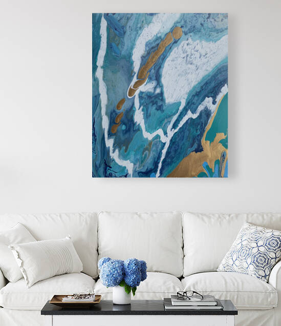 Gold and Blue  by Elizabeth Armstrong