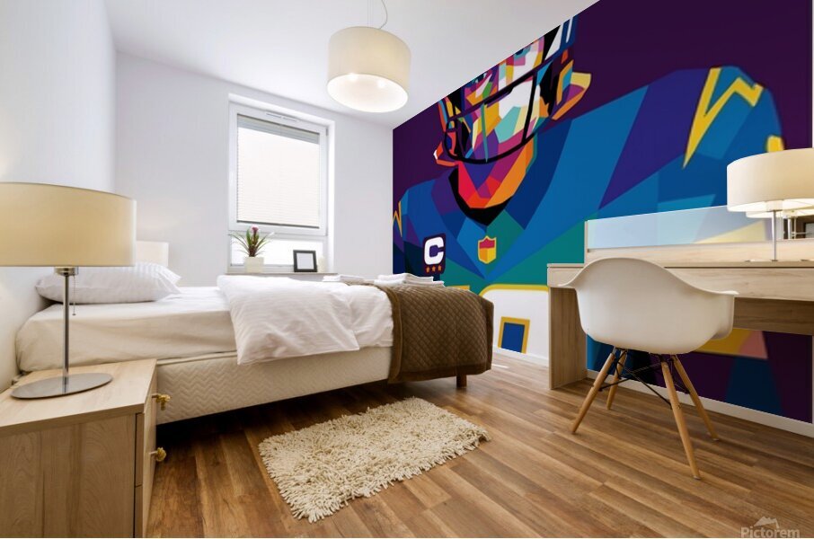 Justin Herbert Mural print
