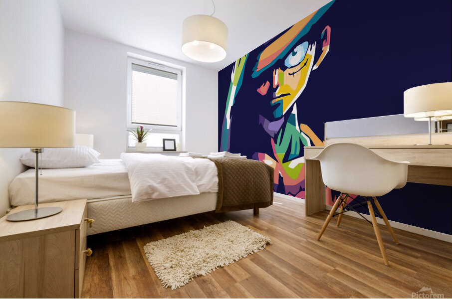 monkey d luffy Mural print