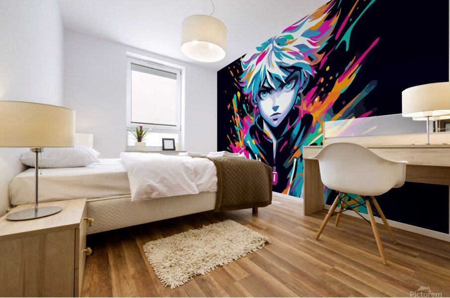Killua Zoldyck Mural print