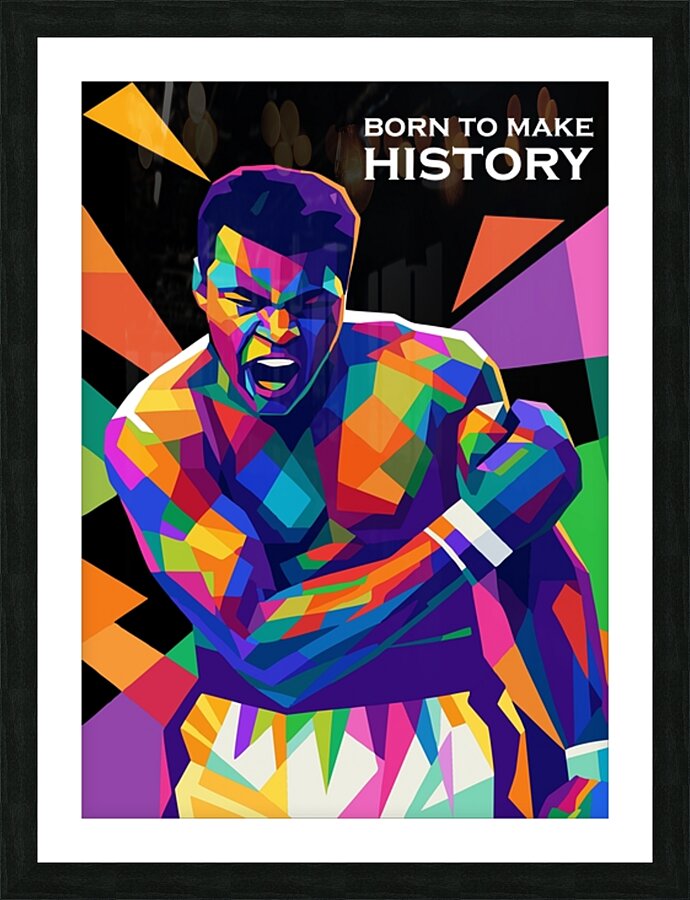 Muhammad alii Picture Frame print