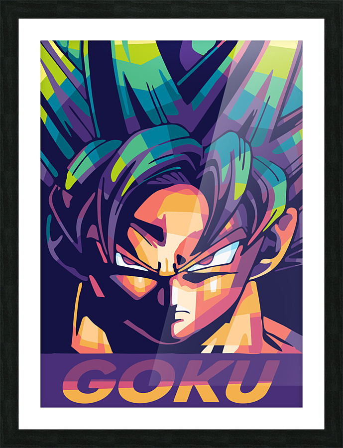 goku Picture Frame print