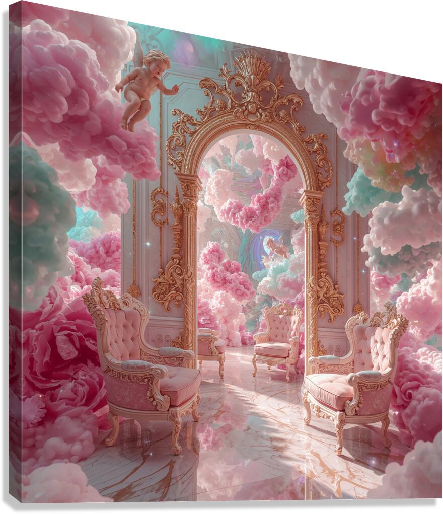 Surreal Salon: Rococo & Cloud Nine Canvas Print