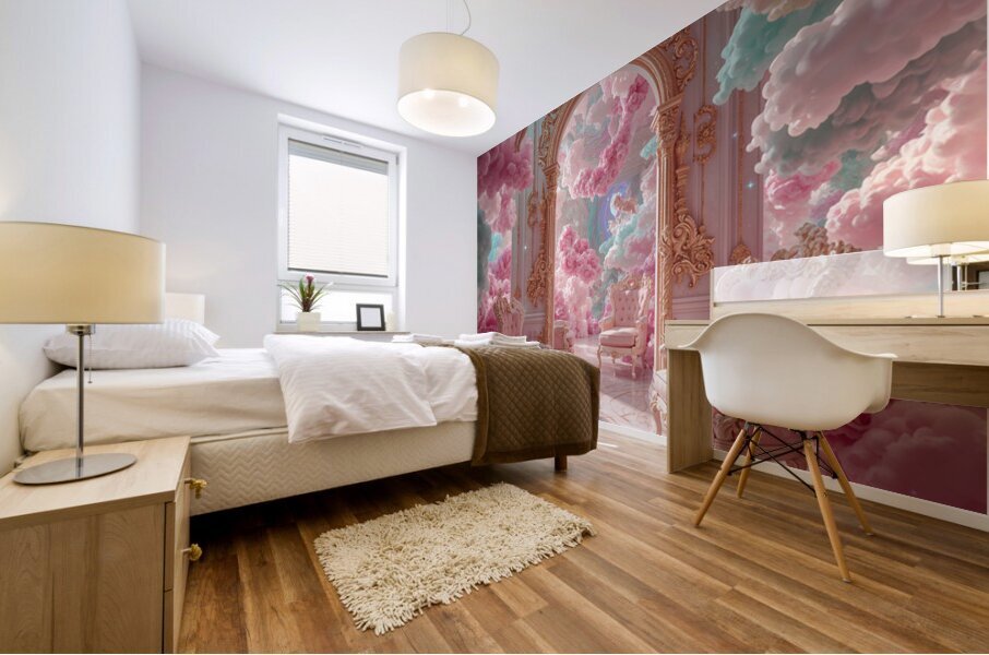 Surreal Salon: Rococo & Cloud Nine Mural print