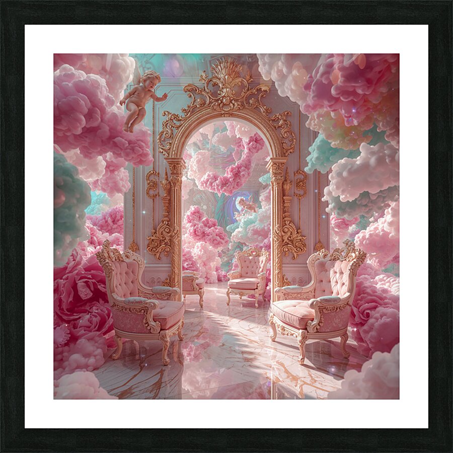 Surreal Salon: Rococo & Cloud Nine Picture Frame print
