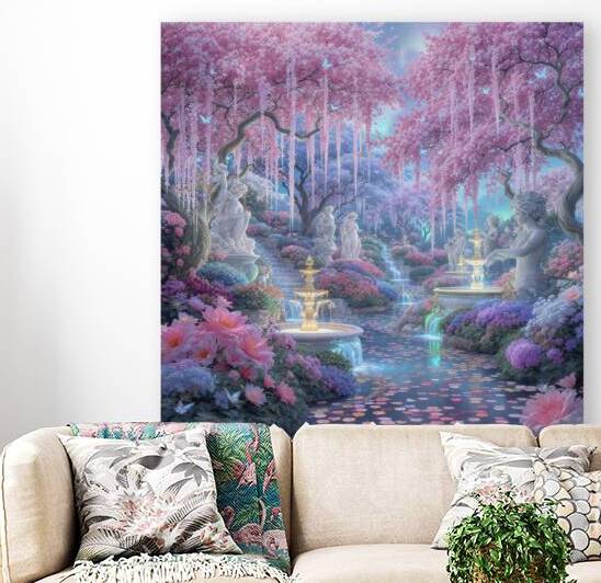 Psychedelic Rococo Revival Garden: Dreamy Aesthetic  by Simply With Love M S