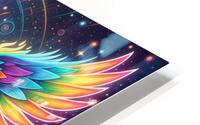 Psychedelic Phoenix Wall Art HD Metal print