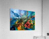 Sea Garden Turtles Acrylic Print