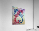 Ocean Lover Seahorse Impression acrylique