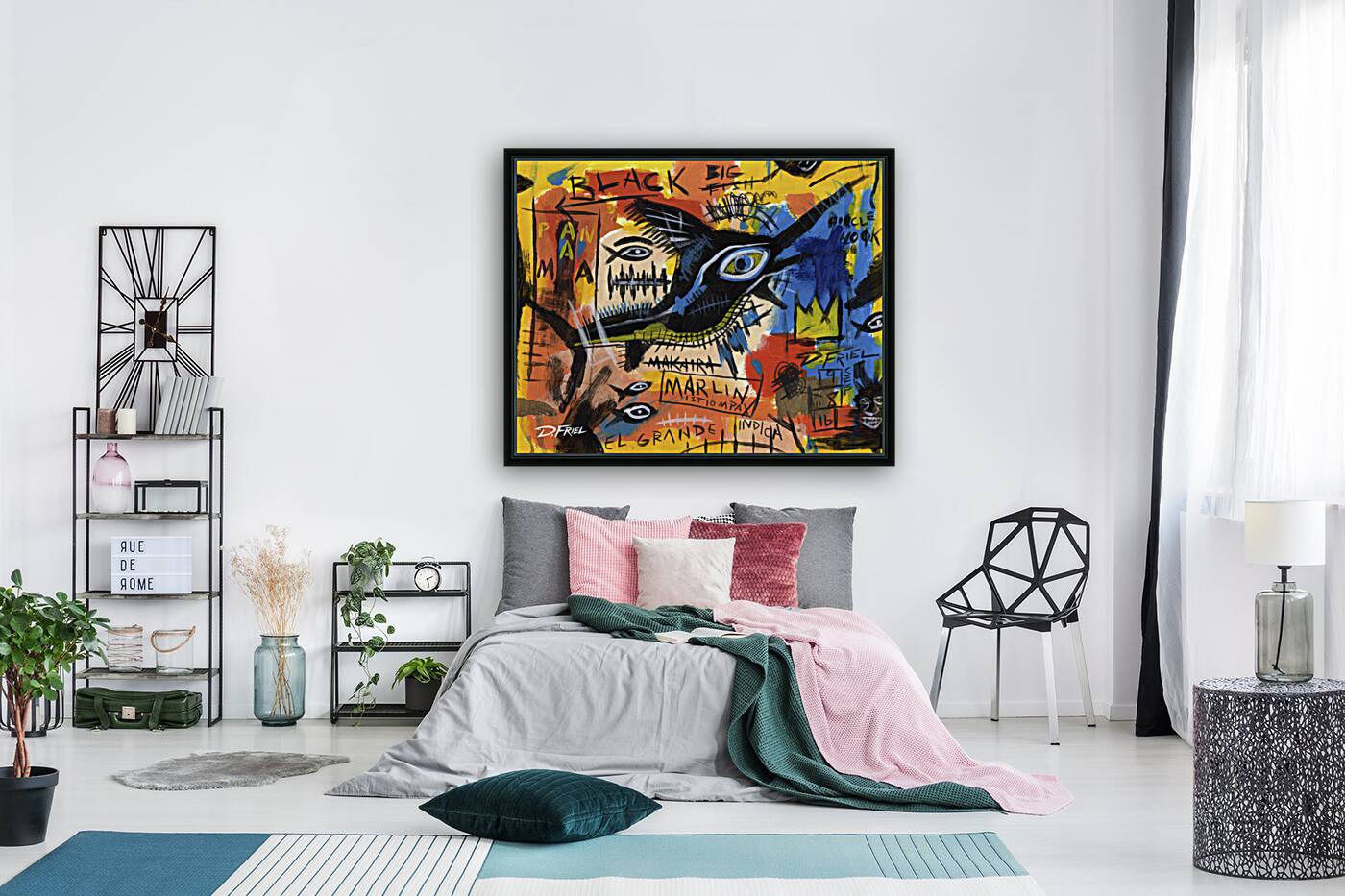 DFriel - Basquiat Black Marlin Reproduction