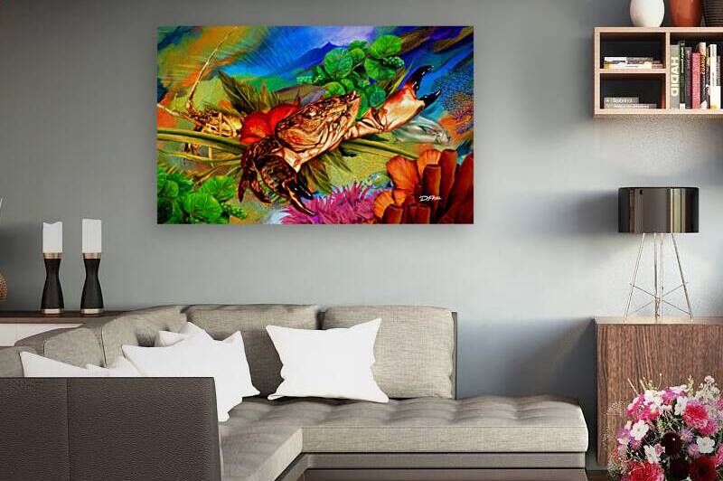 Sea Garden Crustaceans by D Friel 